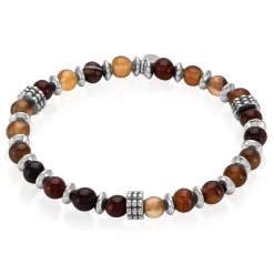 JOURDAN Bracelet Acier Gris Agate* Bracelets Fantaisie