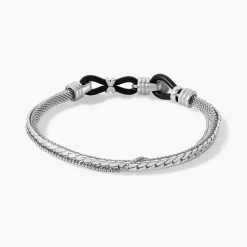 Clearance JOURDAN Bracelet Arpad Acier Argenté