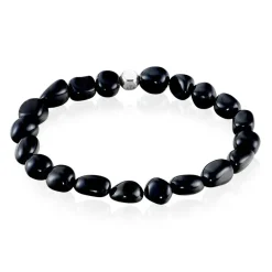 JOURDAN Bracelet Boreal Argent Blanc Agate* Bracelets