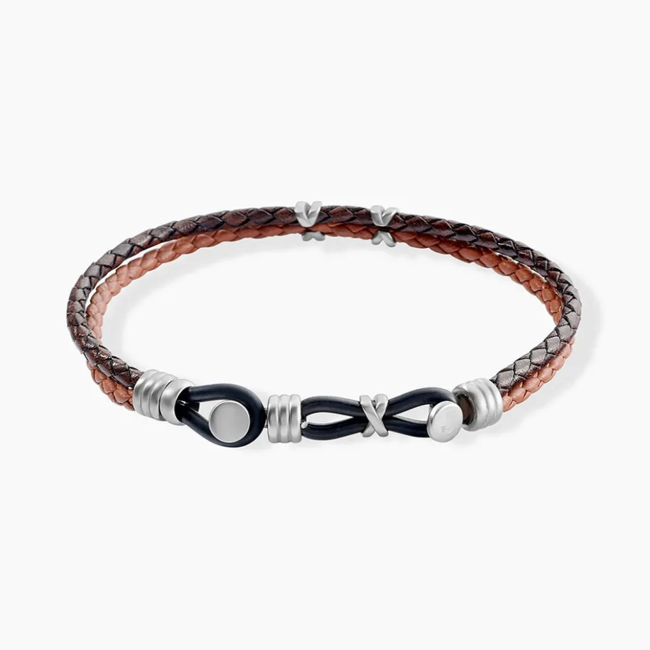 JOURDAN Bracelet Colibri Acier Marron* Bracelets