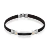 JOURDAN Bracelet Cuir Noir* Bracelets