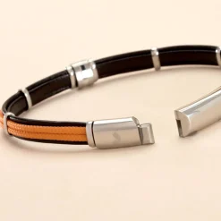 JOURDAN Bracelet Cuir Noir* Bracelets