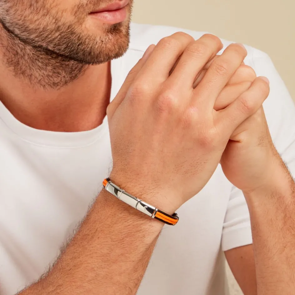 JOURDAN Bracelet Cuir Noir* Bracelets