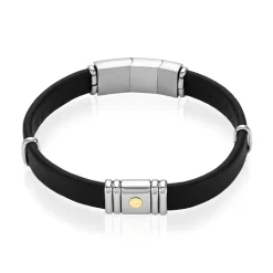 Outlet JOURDAN Bracelet Cuir Noir