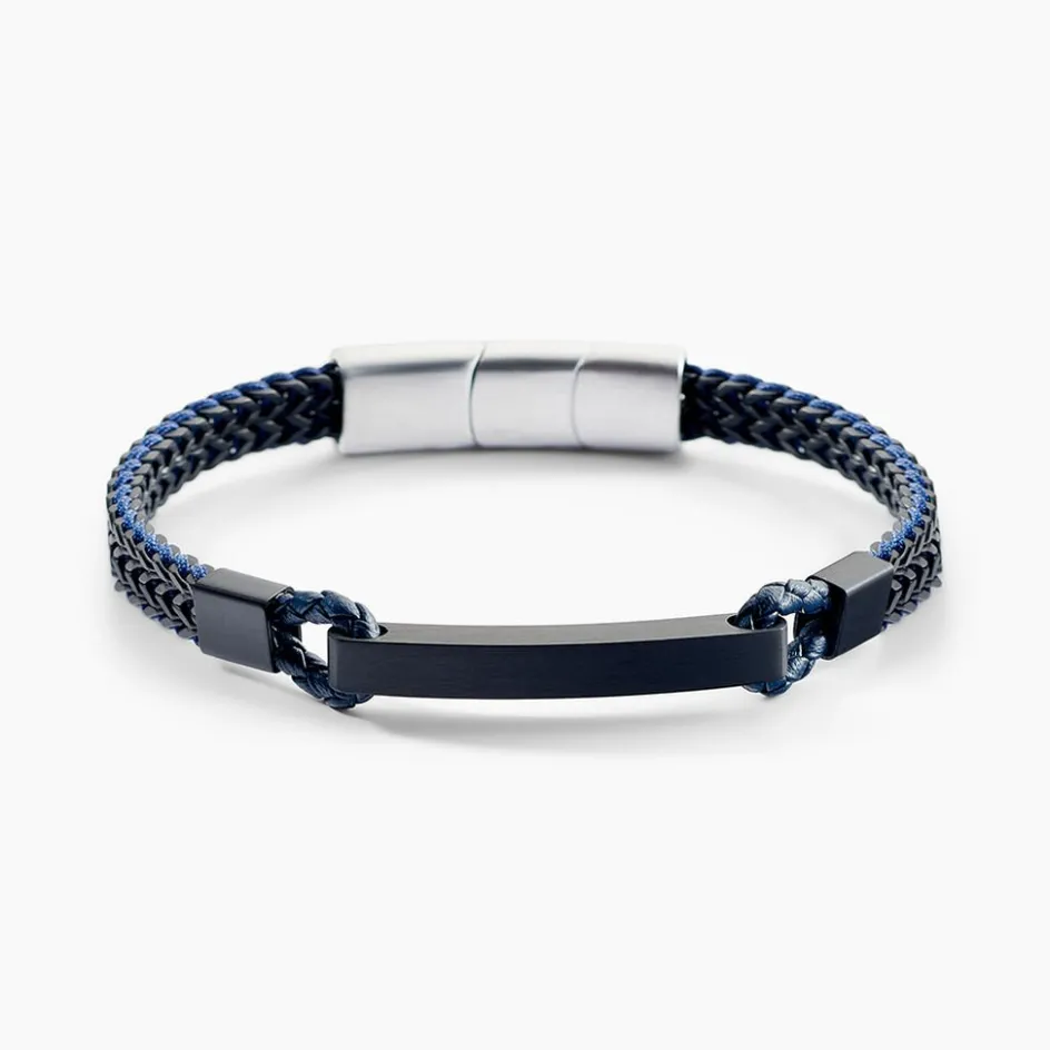 Discount JOURDAN Bracelet Donovan Acier Noir