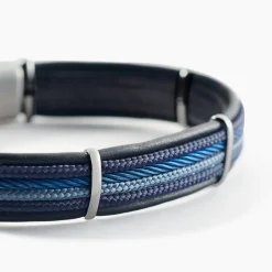 JOURDAN Bracelet Marin Cuir Multicolore* Bracelets