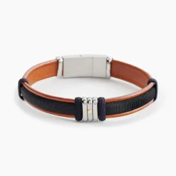 Outlet JOURDAN Bracelet Orso Cuir Multicolore