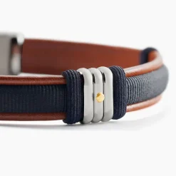 Outlet JOURDAN Bracelet Orso Cuir Multicolore