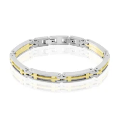 JOURDAN Bracelet Priam Acier Bicolore