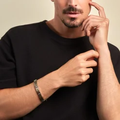 JOURDAN Bracelet Priam Acier Bicolore