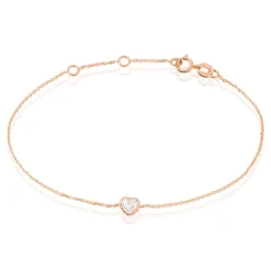 Outlet Histoire d'Or Bracelet Kadidjatou Or Rose Oxyde De Zirconium