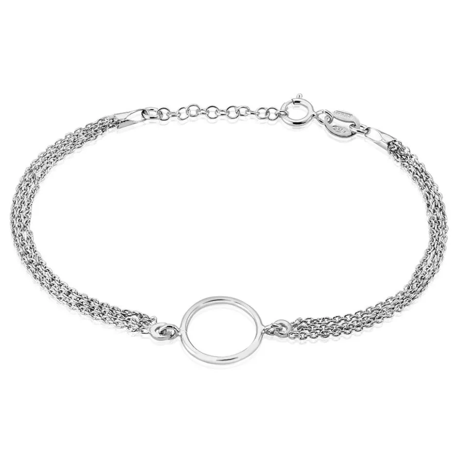Clearance Histoire d'Or Bracelet Kaelly Argent Blanc