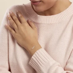 Sale Histoire d'Or Bracelet Klothilda De Zirconium or jaune oxyde