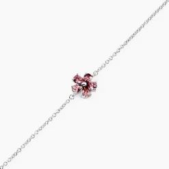 Outlet Histoire d'Or Bracelet Lalla Argent Blanc Pierre D'imitation