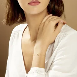 Clearance Histoire d'Or Bracelet Lim De Zirconium or jaune oxyde