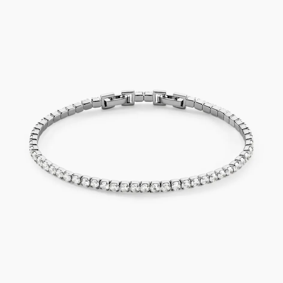 New Histoire d'Or Bracelet Lou-anne Argent Blanc Oxyde De Zirconium Blanc argent blanc oxyde zirconium