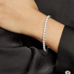 New Histoire d'Or Bracelet Lou-anne Argent Blanc Oxyde De Zirconium Blanc argent blanc oxyde zirconium
