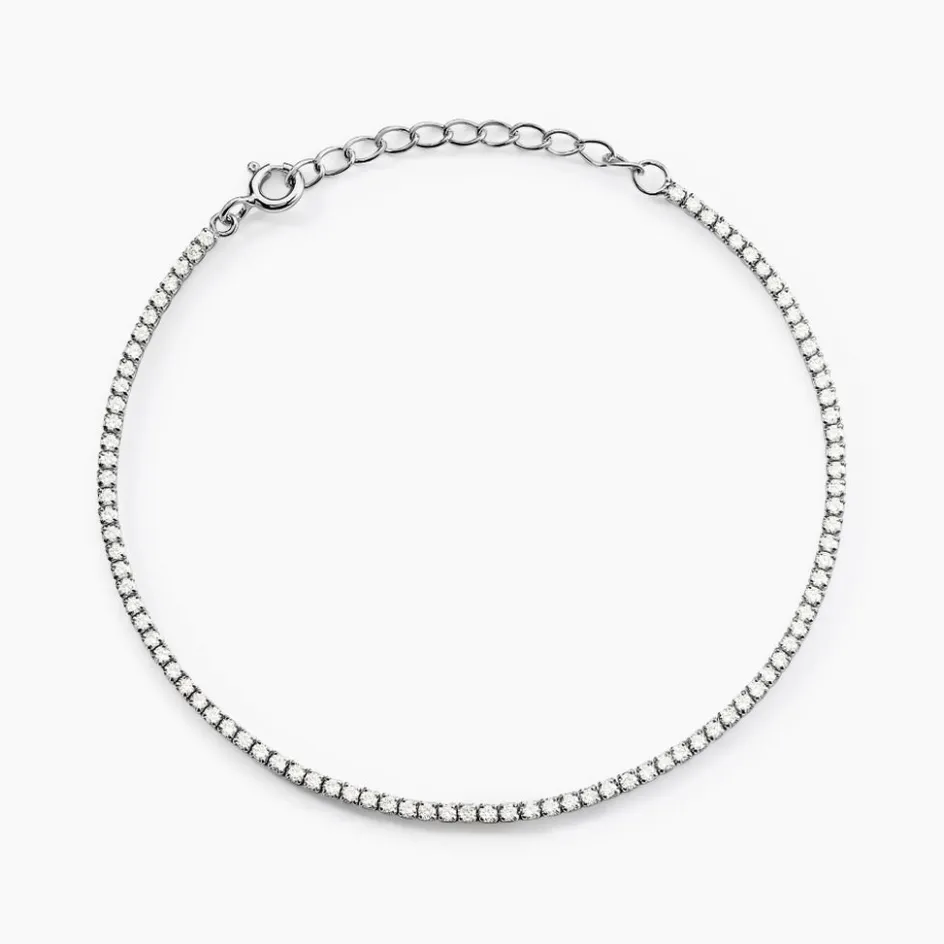 Online Histoire d'Or Bracelet Lou-anne Argent Blanc Oxyde De Zirconium argent blanc oxyde zirconium