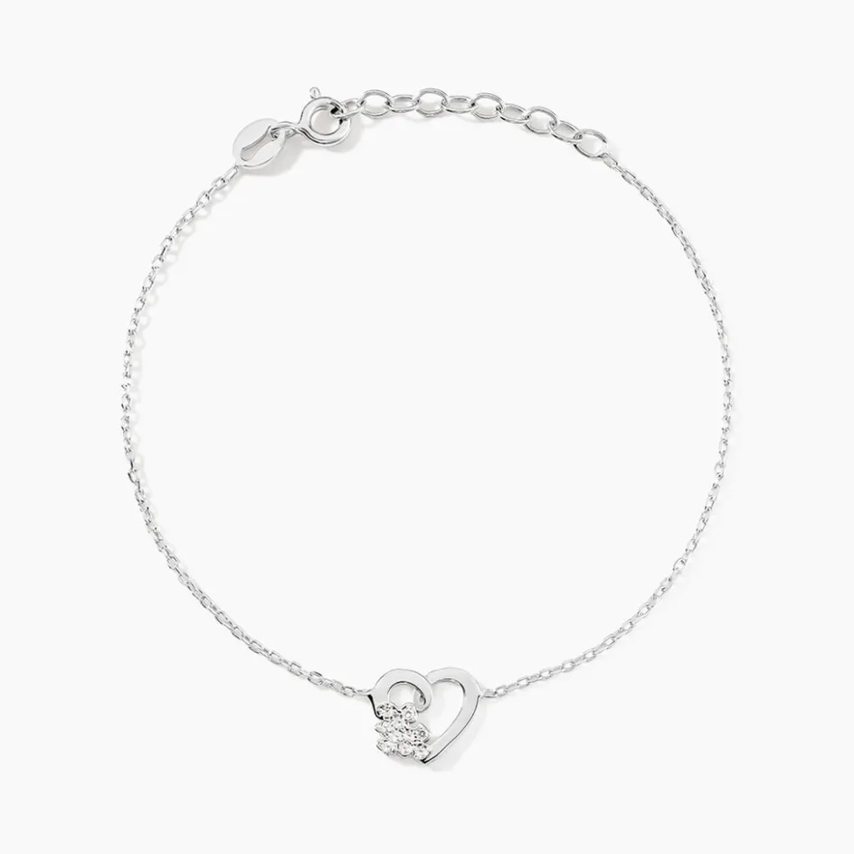 Sale Histoire d'Or Bracelet Lucianna Argent Blanc Oxyde De Zirconium