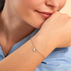 Sale Histoire d'Or Bracelet Lucianna Argent Blanc Oxyde De Zirconium