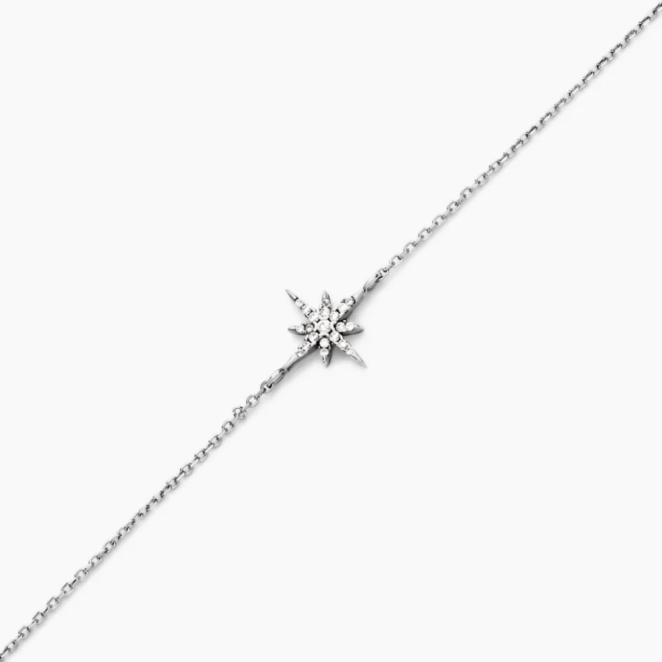 Best Histoire d'Or Bracelet Lysianne Argent Blanc Oxyde De Zirconium