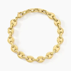 Outlet Histoire d'Or Bracelet Maille Cadia acier doré