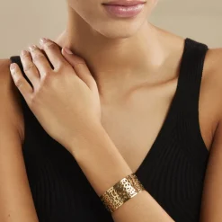 Histoire d'Or Bracelet Manchette Brenda Acier Jaune* Bracelets|Bracelets Fantaisie