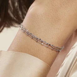Sale Histoire d'Or Bracelet Marie-armelle Argent Blanc