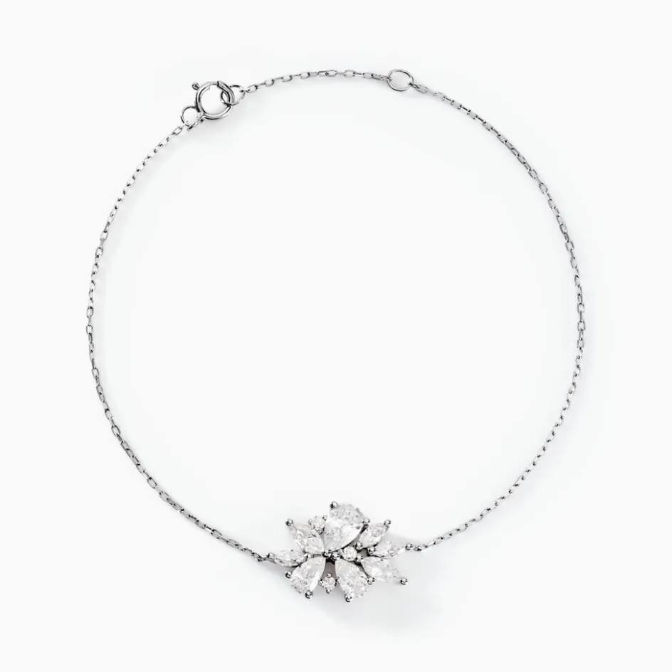 Sale Histoire d'Or Bracelet Marquis Or Blanc Oxyde De Zirconium