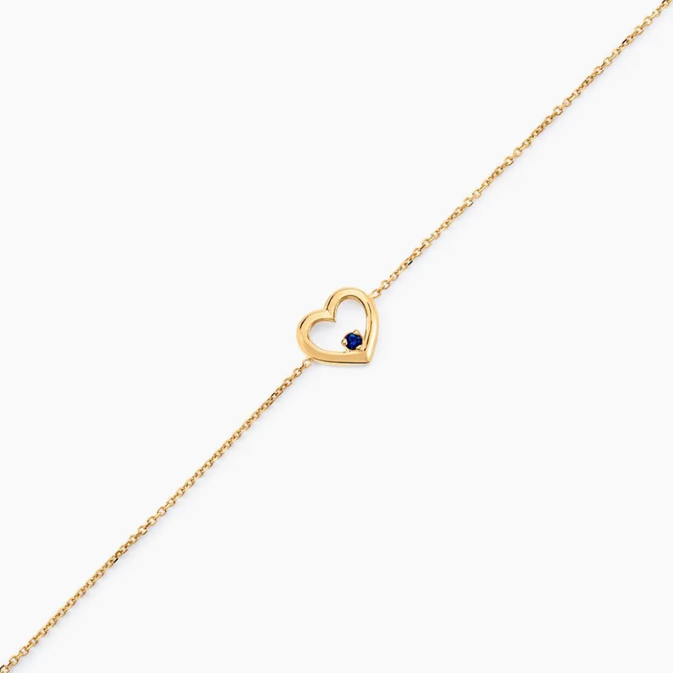 Outlet Histoire d'Or Bracelet Martella Or Jaune Saphir