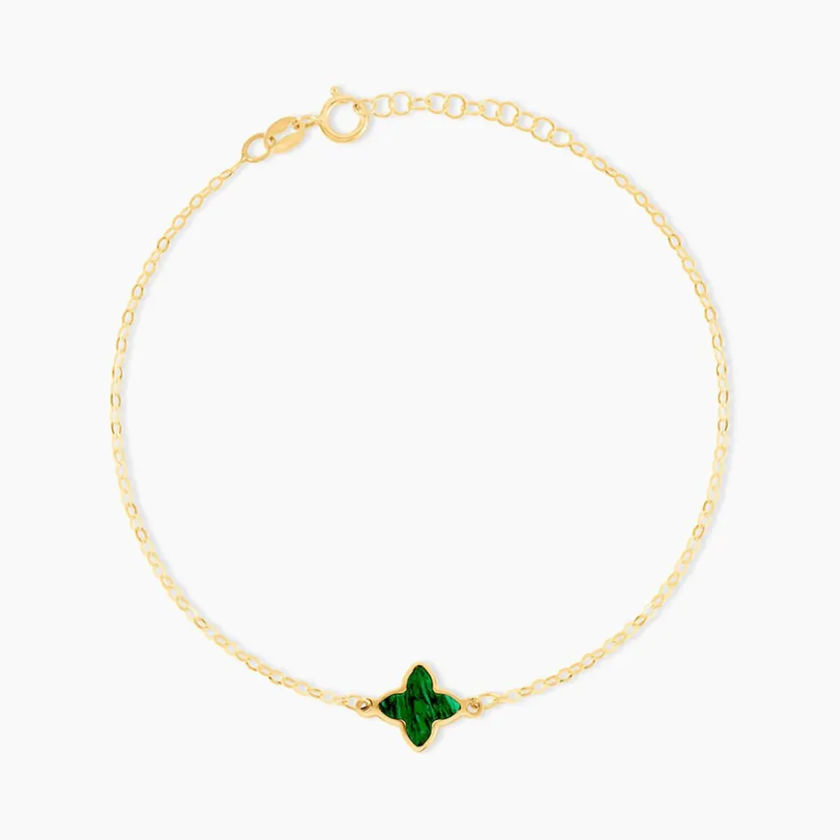 Hot Histoire d'Or Bracelet Marvella Or Jaune Malachite or jaune malachite vert