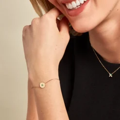 Histoire d'Or Bracelet Melchior Or Jaune Emeraude* Bracelets