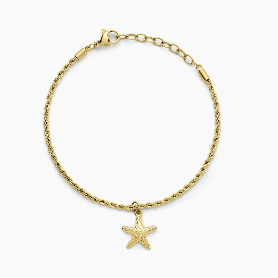Sale Histoire d'Or Bracelet Mermaid Acier Jaune