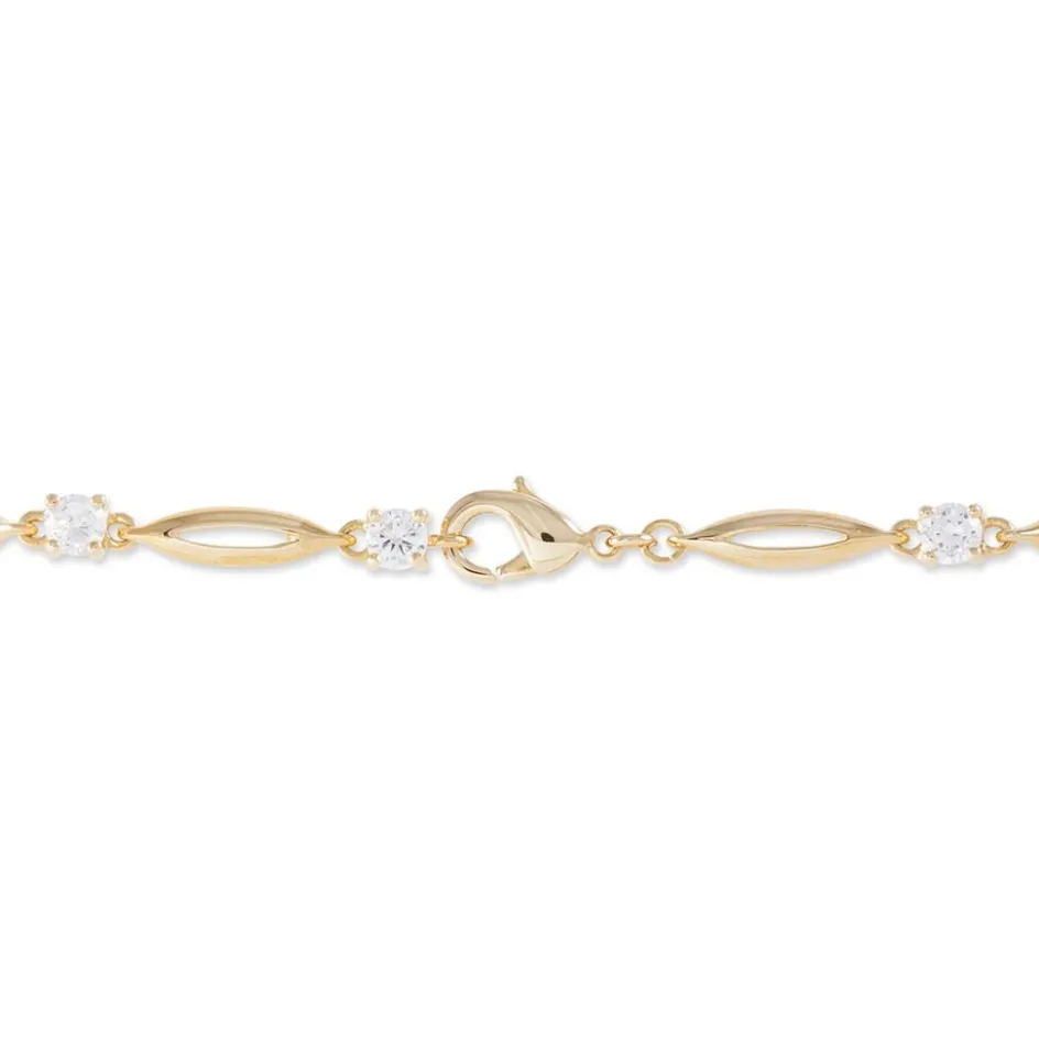 Sale Histoire d'Or Bracelet Mimona Plaqué Or Jaune Oxyde De Zirconium