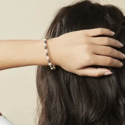 Outlet Histoire d'Or Bracelet Mirjam Or Jaune Perle De Culture