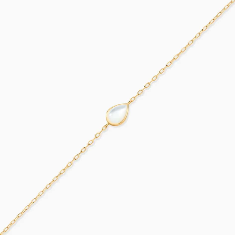 Best Histoire d'Or Bracelet Ondée Or Jaune Nacre