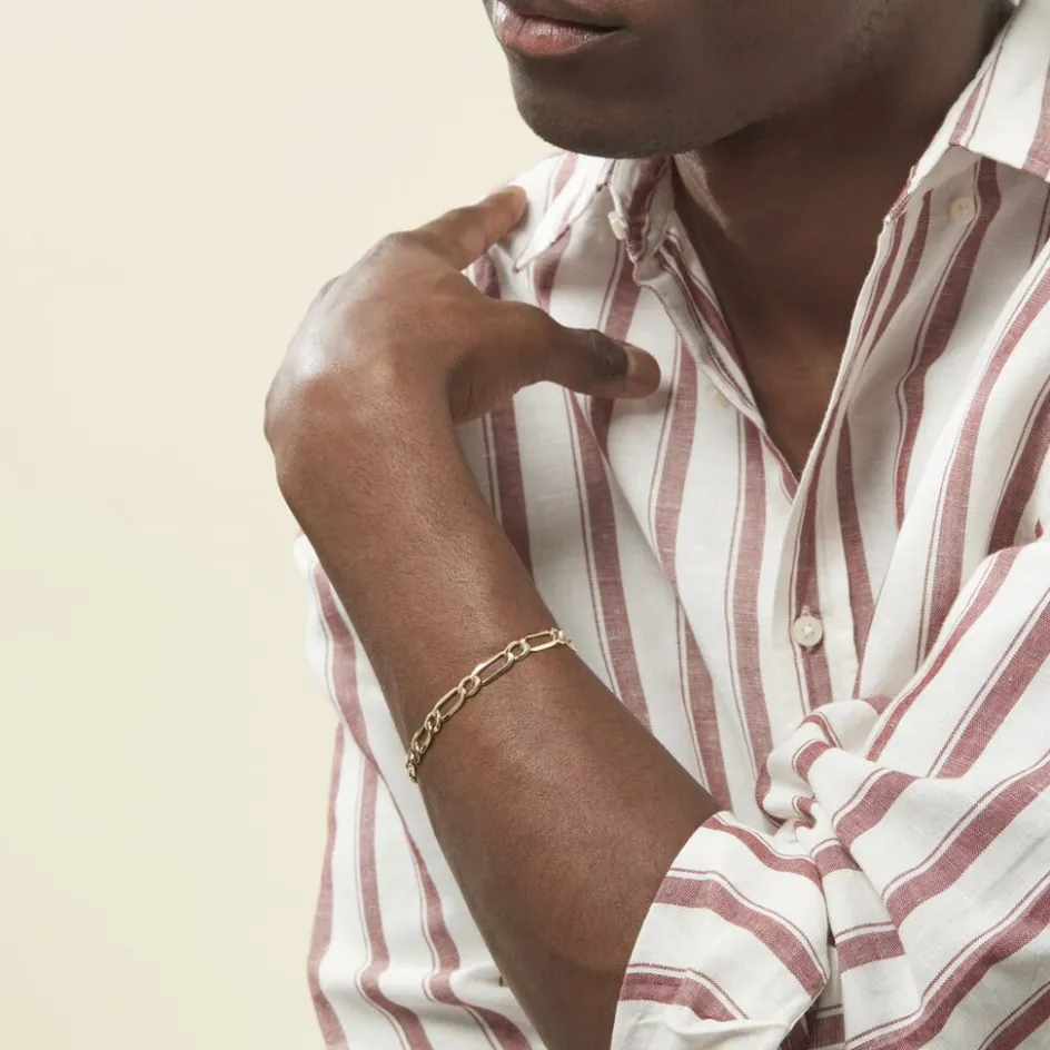 Histoire d'Or Bracelet Ophelio Maille Alternee 1/1* Bracelets|Bracelets Maille