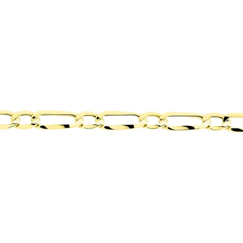 Outlet Histoire d'Or Bracelet Ophelio Maille Alternee 1/1 or jaune