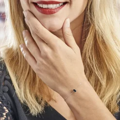 Best Histoire d'Or Bracelet Or Blanc Goutte Topaze