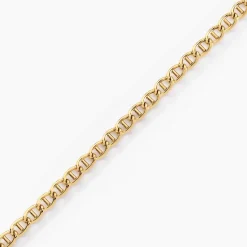 Outlet Histoire d'Or Bracelet Capucin Maille Marine or jaune
