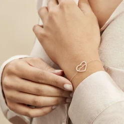 Sale Histoire d'Or Bracelet Or Jaune Derry Oxyde De Zirconium