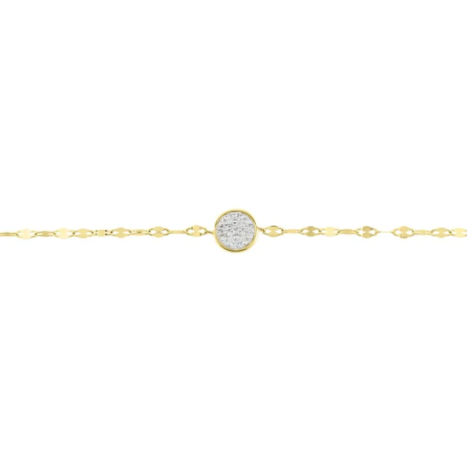 Best Histoire d'Or Bracelet Or Jaune Luminata Diamants