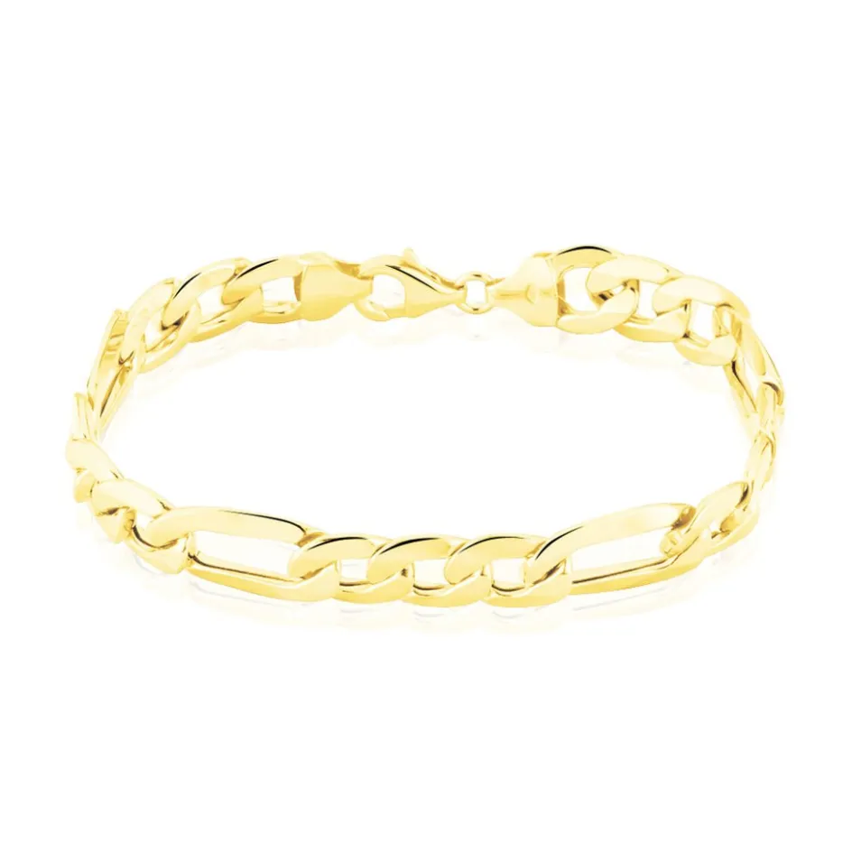 Histoire d'Or Bracelet Maille Alternée or jaune