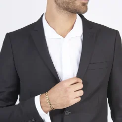 Histoire d'Or Bracelet Maille Alternée or jaune