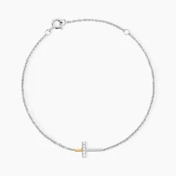 Best Histoire d'Or Bracelet Or Jaune Oxyde De Zirconium