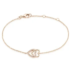 Sale Histoire d'Or Bracelet Ottavia Argent Rose Oxyde De Zirconium