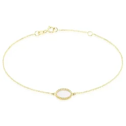 Sale Histoire d'Or Bracelet Pernia Or Jaune Nacre or jaune nacre blanche