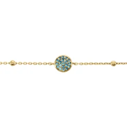 Outlet Histoire d'Or Bracelet Plaqué Or Jaune Mikayla Oxydes De Zirconium