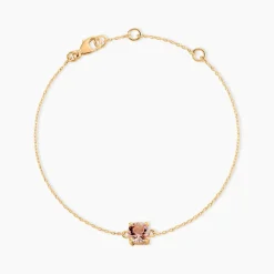 Sale Histoire d'Or Bracelet Plaqué Or Jaune Nilay Oxyde De Zirconium plaqué or jaune oxyde rose