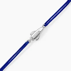 Outlet Histoire d'Or Bracelet Raven Argent Blanc